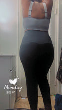 Load image into Gallery viewer, sauna high waist leggings with waistrainer buckles
