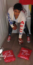 Load image into Gallery viewer, Buffalo Bills inspired unisex limited cardigan. PREORDER ONLY , PICK AVAILABLE SIZES THAT ARE COMING IN AND PLACE YOUR ORDER SO YOUR HOODIE WILL BE COUNTED FOR . This Link will close Jan 3rd so orders can be placed immediately.

