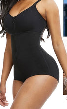 Load image into Gallery viewer, Women’s slimming body shaper (snaps and zipper )
